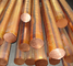 ผลิตภัณฑ์ทองแดงทรงกลม เส้นผ่านศูนย์กลาง 6-250 มม. แท่งทองแดงแดง CU110 เพลาแข็งเต็ม