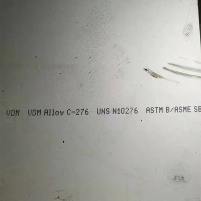 เกรด Hastelloy C-276 สับสนธิ ASTM B575 UNS N10276 แผ่นสับสนธิ