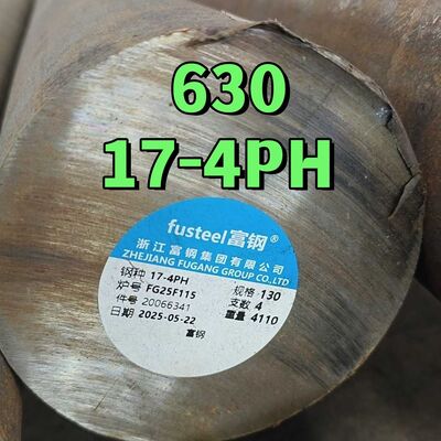 EN 1.4548 AISI630 17-4 PH SUS630 เหล็กสแตนเลสกลมแท่ง สภาพ H1150 ความแข็ง 28HRC (ขั้นต่ำ)