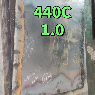 แผ่นสแตนเลส SUS440C X105CrMo17/1.4125 9Cr18Mo ขนาด 1.0*1000*2000MM