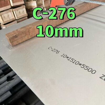 วัสดุของแผ่นเหล็กสแตนเลส Hastelloy C276 UNS N10276 THK 10MM ความกว้าง 2M X6M ความยาว